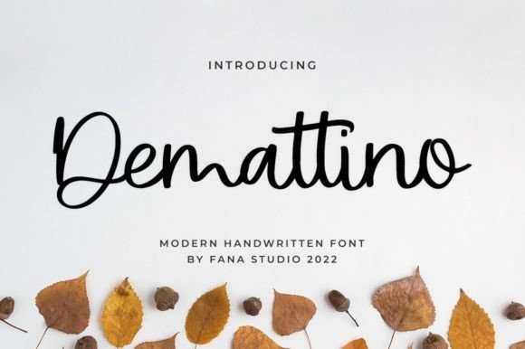 Demattino Font - Featured Image