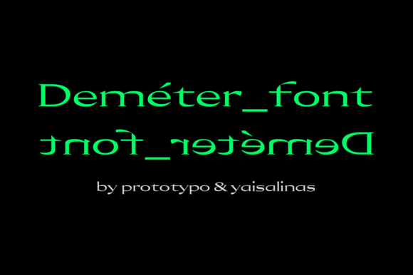 Deméter Font - Featured Image