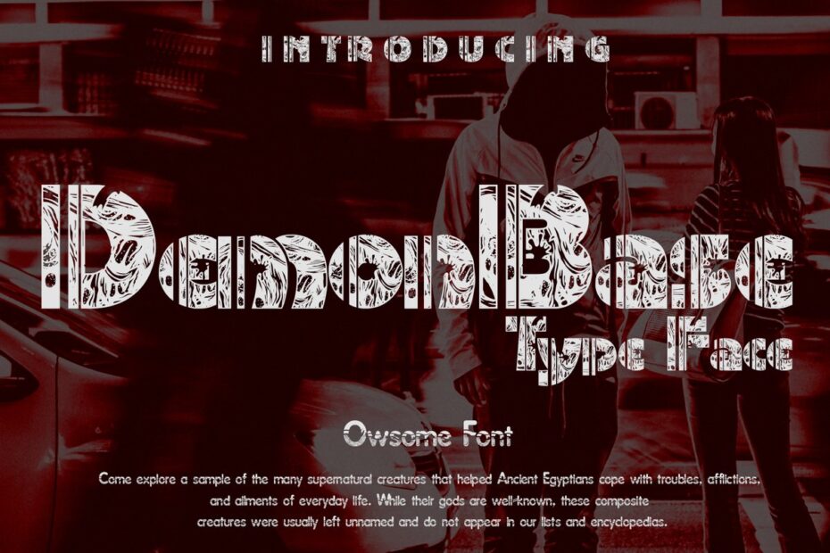 DemonBase Font - Featured Image