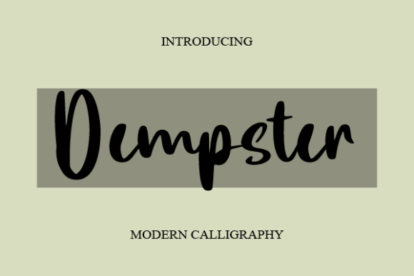 Dempster Font - Featured Image