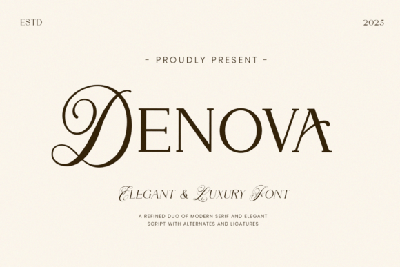 Denova Font - Featured Image