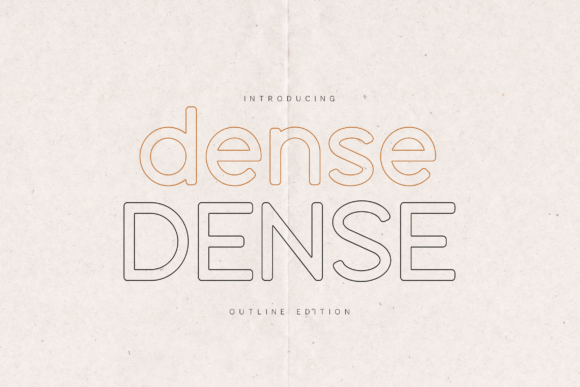 Dense Font - Featured Image