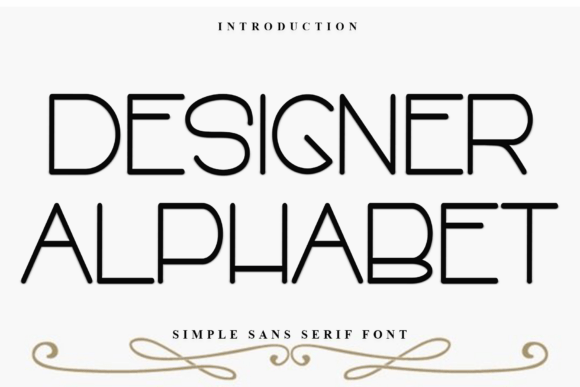 Designer Alphabet Font - Featured Image