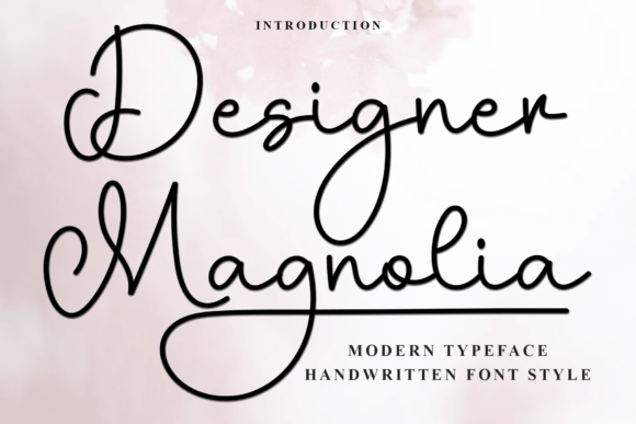 Designer Magnolia Font - Featured Image