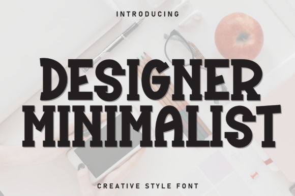 Designer Minimalist Font - Featured Image