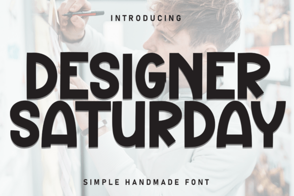 Designer Saturday Font - Featured Image