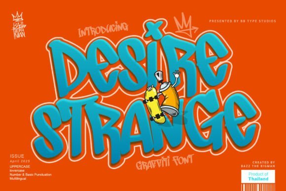 Desire Strange Font - Featured Image
