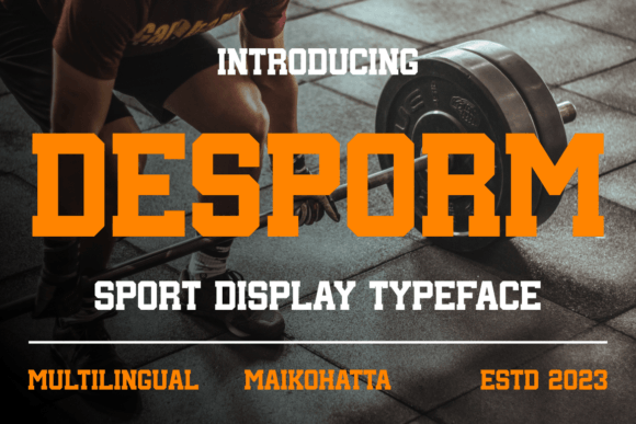Desporm Font - Featured Image