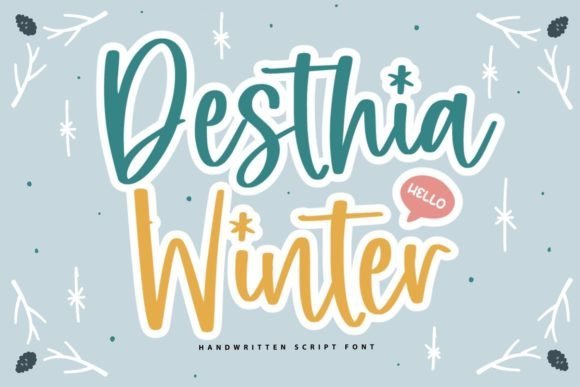 Desthia Winter Font - Featured Image