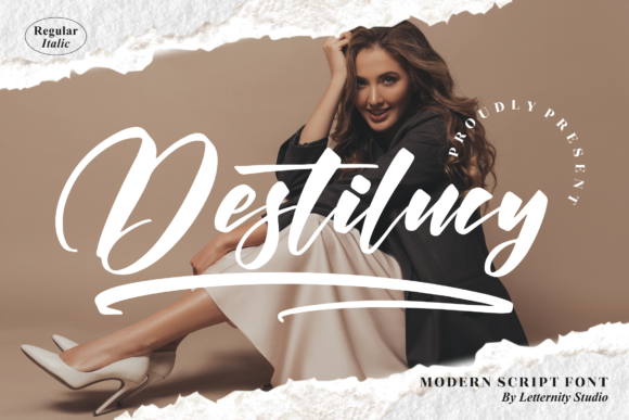 Destilucy Font - Featured Image