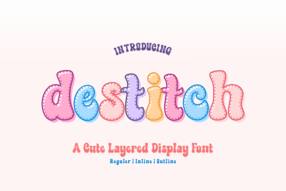 Destitch Font - Featured Image