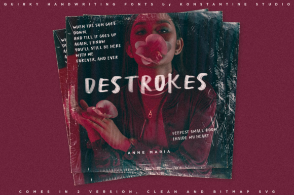 Destrokes Font - Featured Image