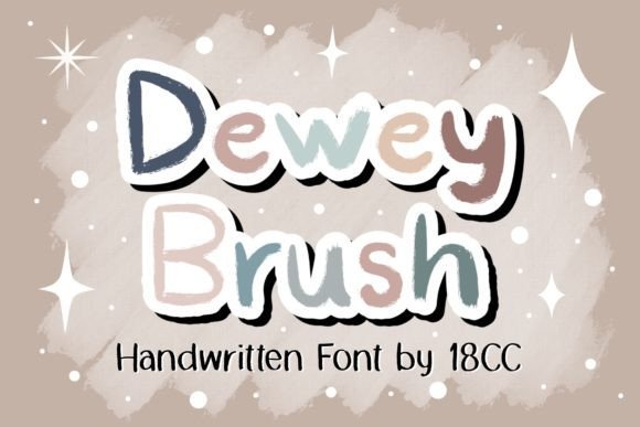 Dewey Brush Font - Featured Image