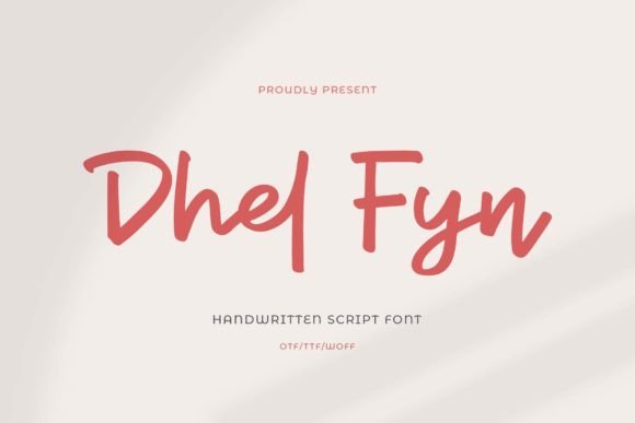 Dhel Fyn Font - Featured Image