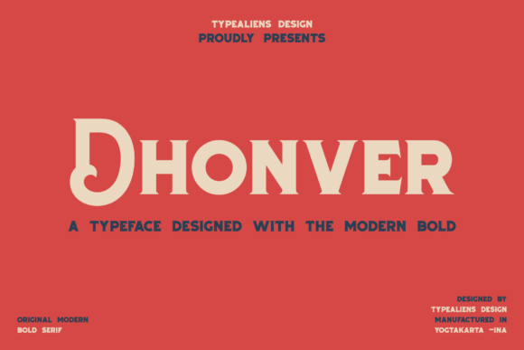 Dhonver Font - Featured Image