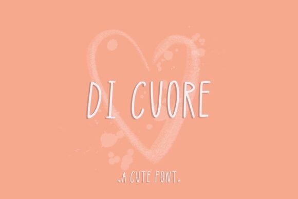 Di Cuore Font - Featured Image