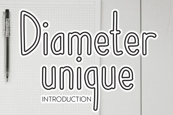 Diameter Unique Font - Featured Image