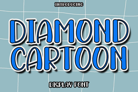 Diamond Cartoon Font - Featured Image