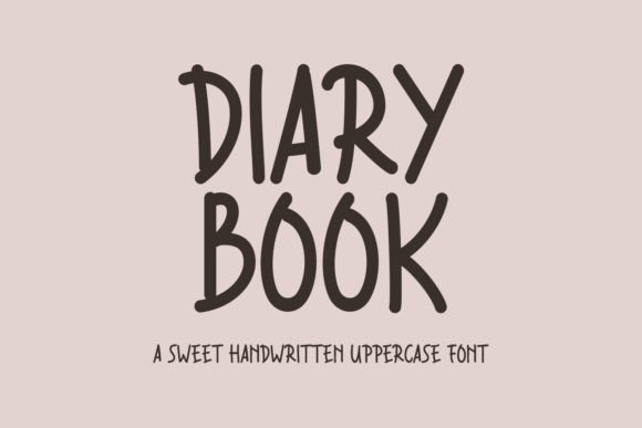 Diary Book Font - Featured Image
