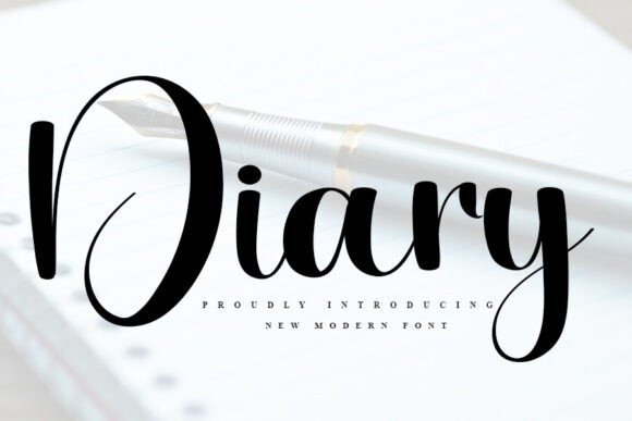 Diary Font - Featured Image
