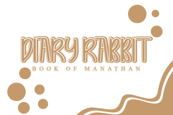 Diary Rabbit Font - Featured Image