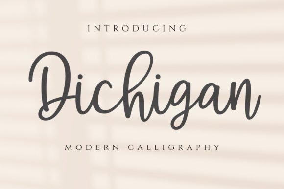 Dichigan Font - Featured Image