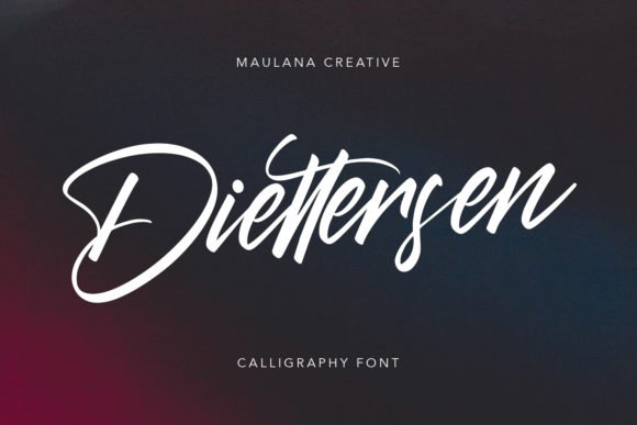 Diettersen Font - Featured Image
