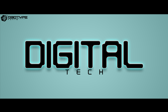 Digital Font - Featured Image