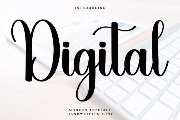 Digital Font - Featured Image