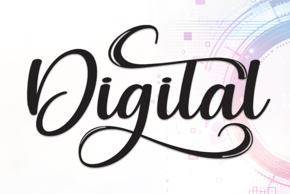 Digital Font - Featured Image