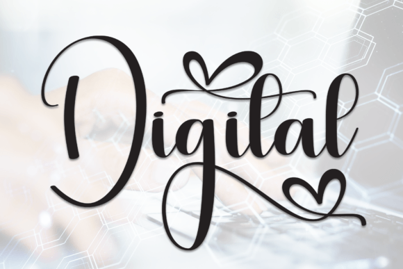 Digital Font - Featured Image