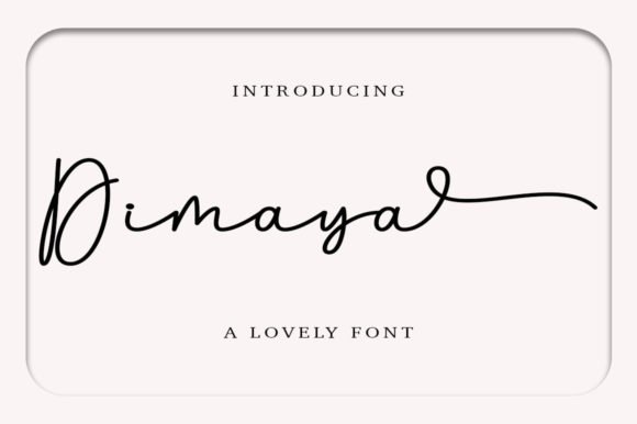 Dimaya Font - Featured Image