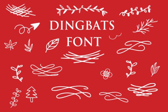 Dingbats Floral Font - Featured Image