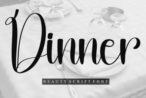 Dinner Font - Featured Image