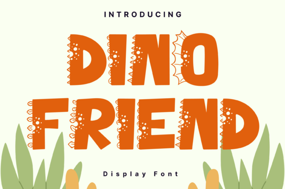 Dino Friend Font - Featured Image