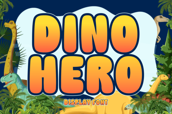 Dino Hero Font - Featured Image