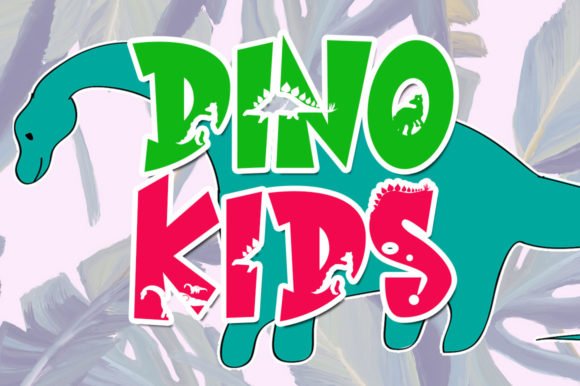 Dino Kids Font - Featured Image