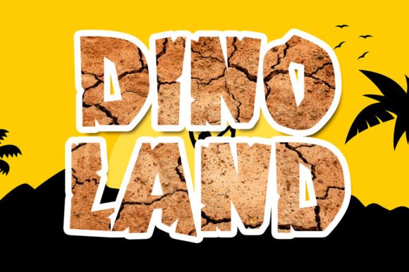 Dino Land Font - Featured Image