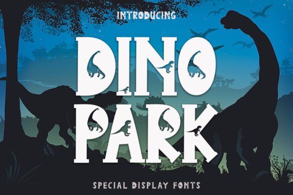 Dino Park Font - Featured Image