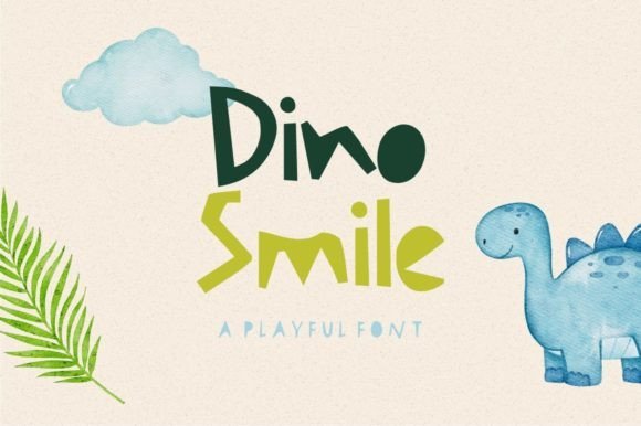 Dino Smile Font - Featured Image