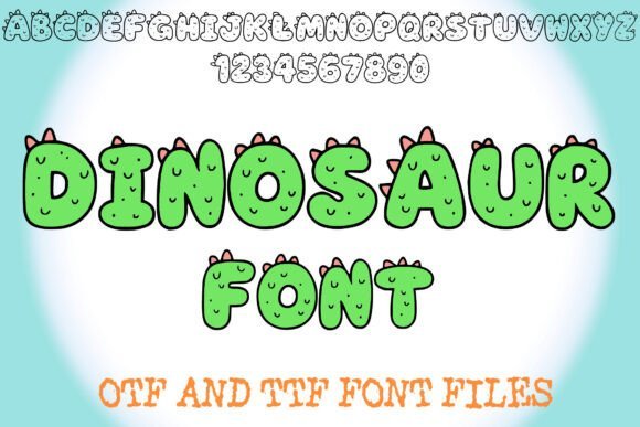 Dinosaur Font - Featured Image