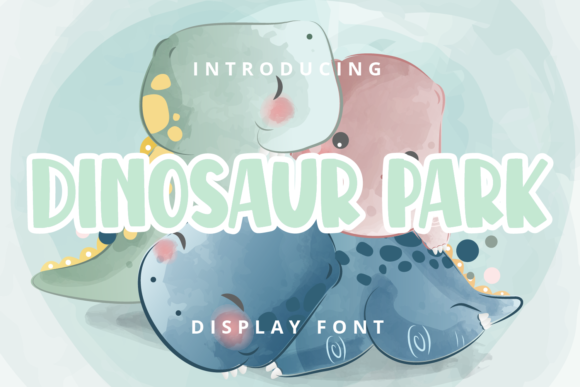 Dinosaur Park Font - Featured Image