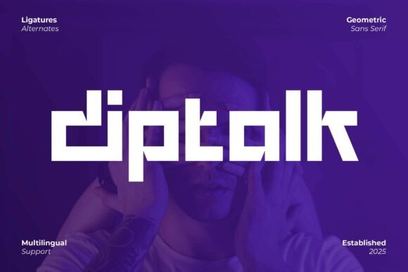 Diptalk Font - Featured Image