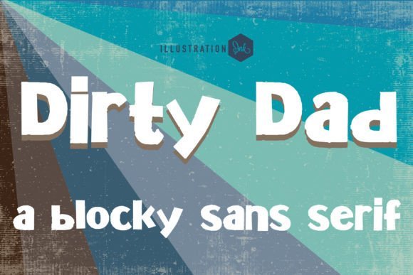 Dirty Dad Font - Featured Image