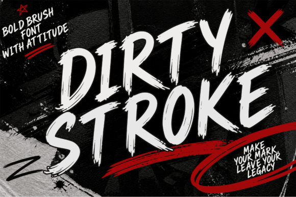 Dirty Stroke Font - Featured Image