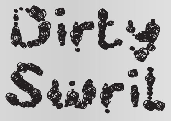 Dirty Swirl Font - Featured Image