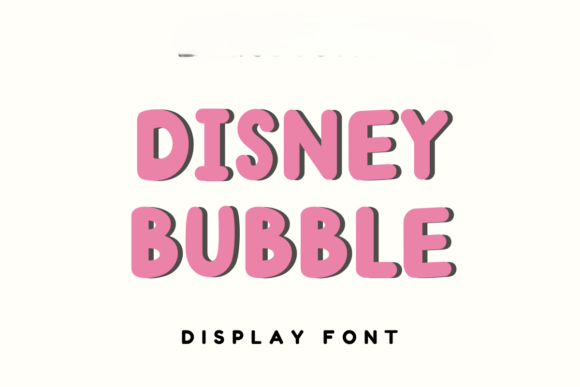 Disney Bubble Font - Featured Image