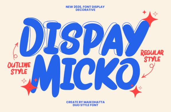 Dispay Micko Font - Featured Image