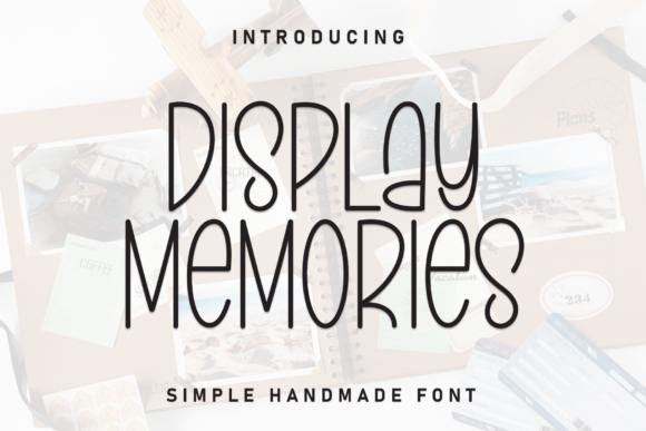 Display Memories Font - Featured Image
