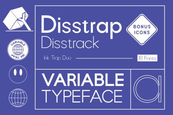 Disstrap and Disstrack Font - Featured Image